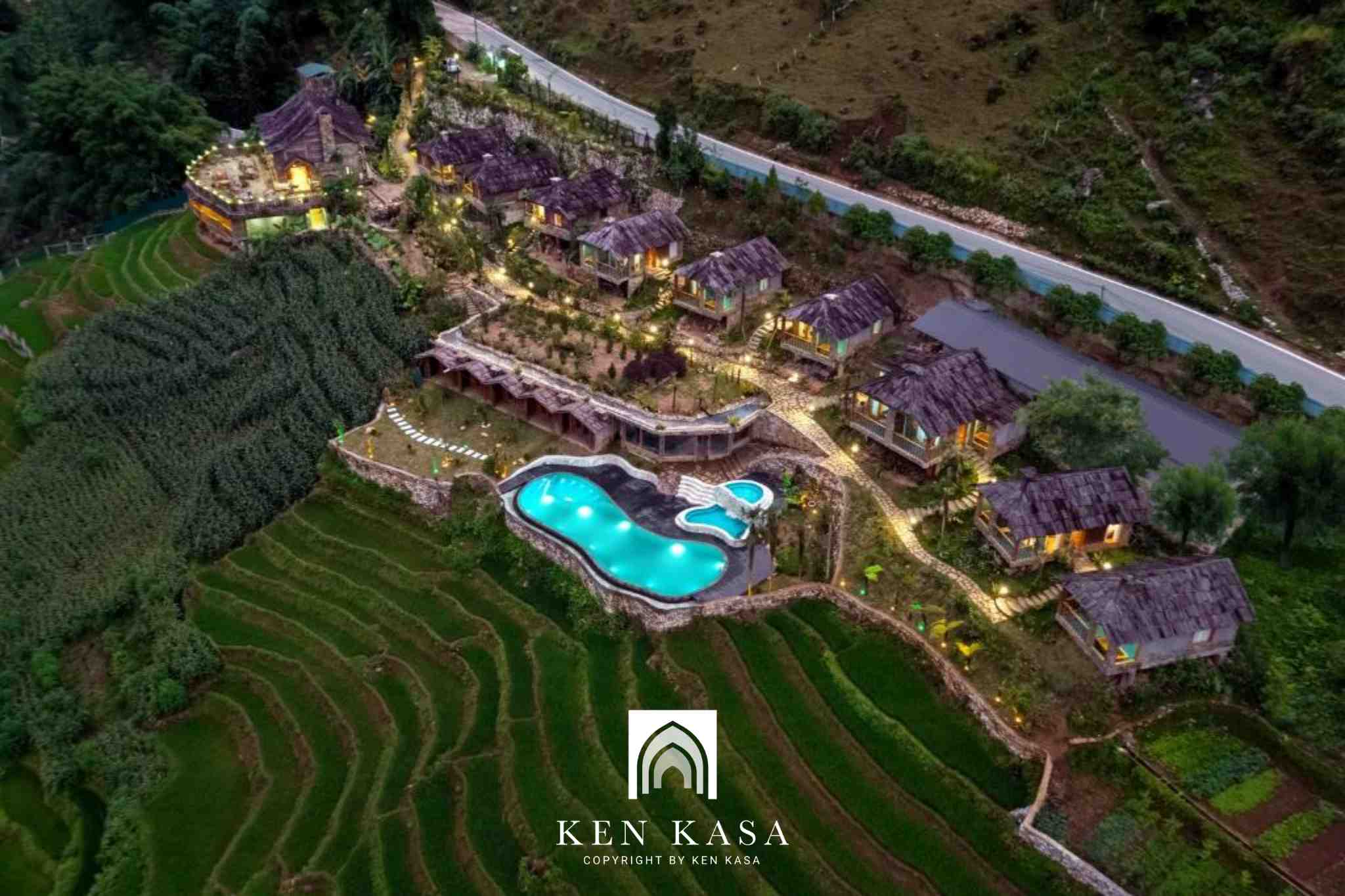 Mẫu nhà homestay trên đồi Laxsik Ecolodge
